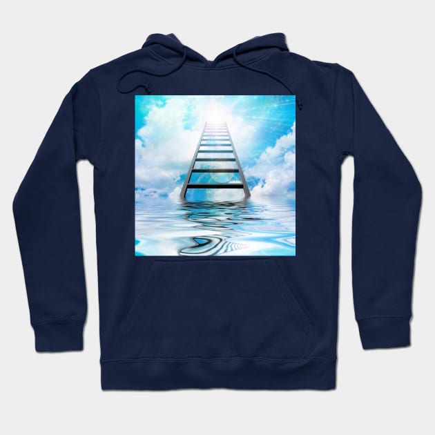 Ladder to the sky Hoodie by rolffimages